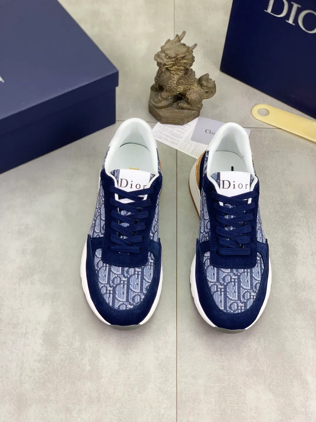 Men's Men's Shoes💰P440💰[New Style]🆘[Dior] 2025 Dior Original Lace-up Low-top Men's Shoes Classic casual shoes 🔥This model is the official classic model with high quality and made by famous original designers. It is made of high-quality cowhide with original materials➕comfortable and breathable mesh lining➕pigskin insole. The perfect last shape and generous and fashionable design have attracted many consumers and are suitable for drivers to drive🚗. What you want is the best quality in the market. Color: 4️⃣Color Code number: 38--44 (45 customized)